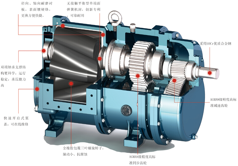 羅德凸輪轉子泵結構展示20160111