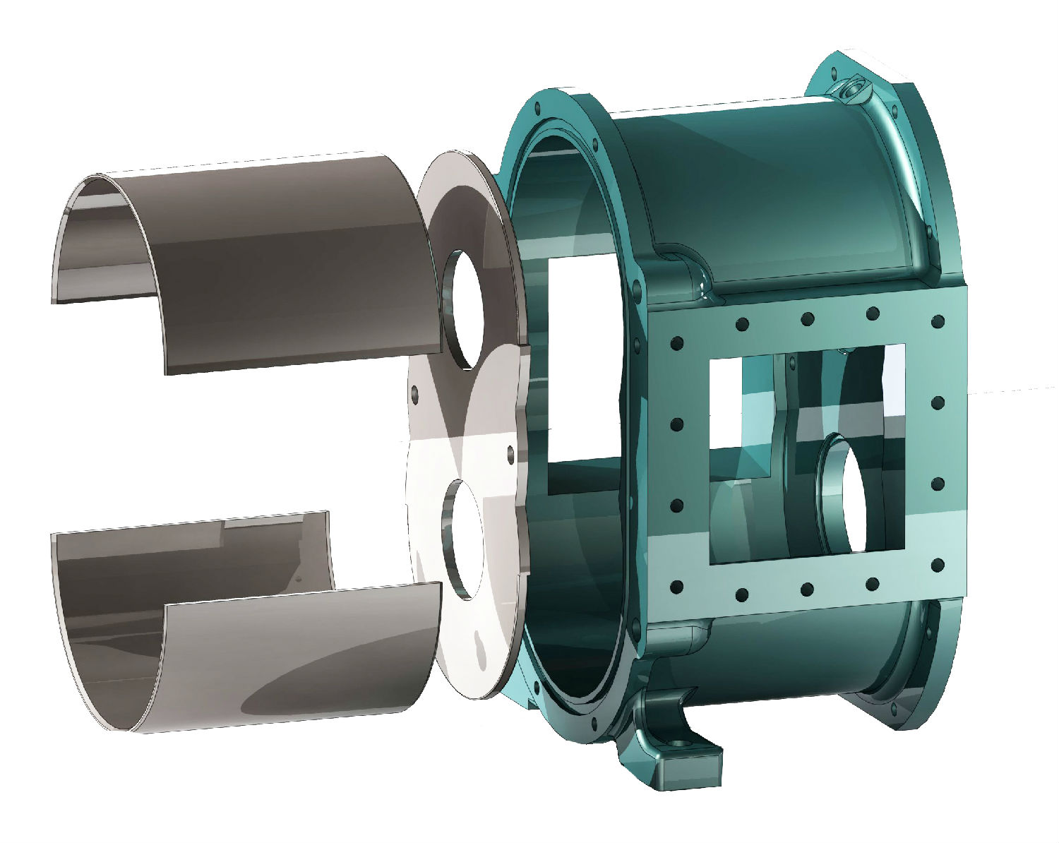 轉子泵泵殼內襯保護襯板